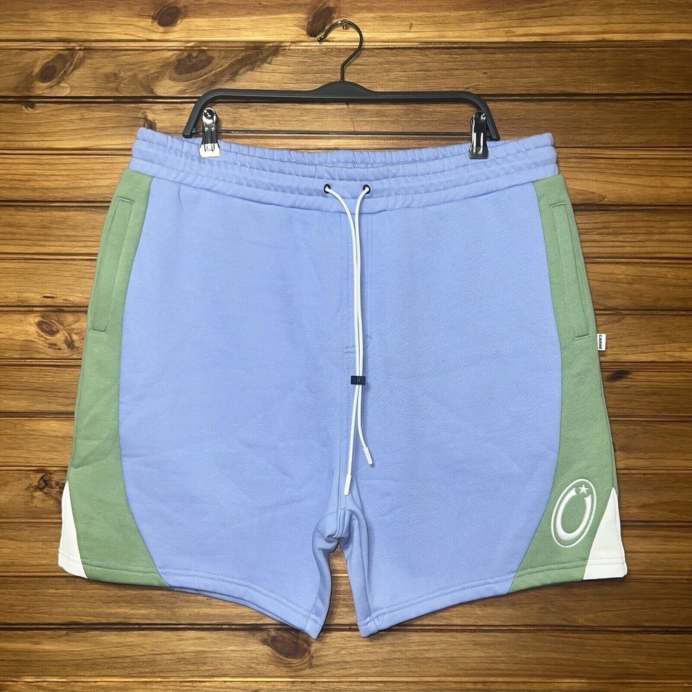 Carre Shorts Mens Size 3XL Blue Sweat Shorts Drawstring C Logo Side Pockets